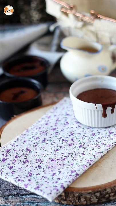 Fondant de ciocolată  la air fryer