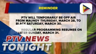 PTV temporarily off air from Maundy Thursday to Black Saturday