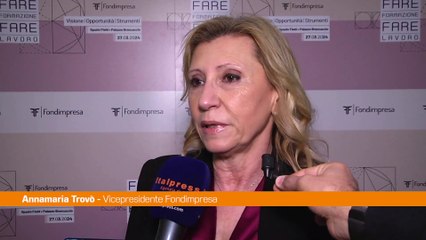 Trovò "Da Fondimpresa un lavoro importante sulle competenze"