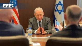 Netanyahu se reúne con el senador estadounidense Rick Scott tras la resolución de alto el fuego del Consejo de Seguridad