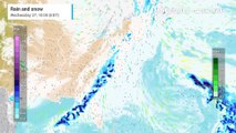 coastal low on eastern US coast