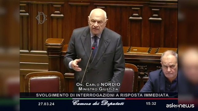 Nordio: la riforma per separare carriere dei magistrati entro maggio