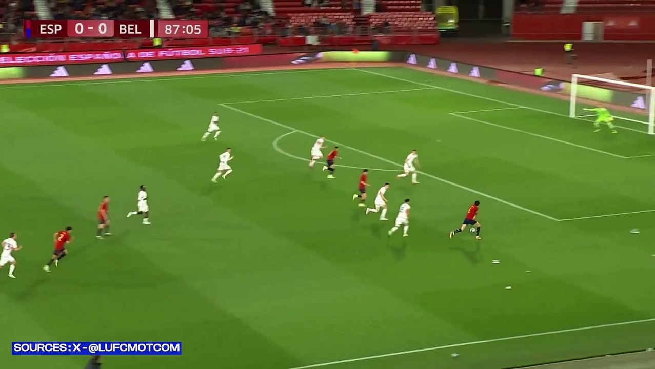 Le but de dernière minute de Mateo Joseph pour l'Espagne U21 !