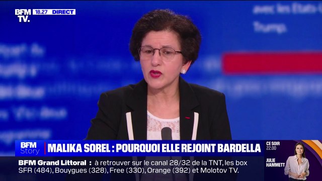 Malika Sorel (candidate RN aux élections européennes): Je n'aurais jamais rejoint le parti de Jean-Marie Le Pen