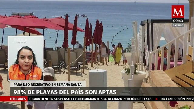 ¿Cómo determina Cofepris qué playas son aptas para uso recreativo?