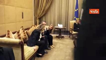 La premier Meloni in Libano, incontro con il primo ministro Najib Miqati