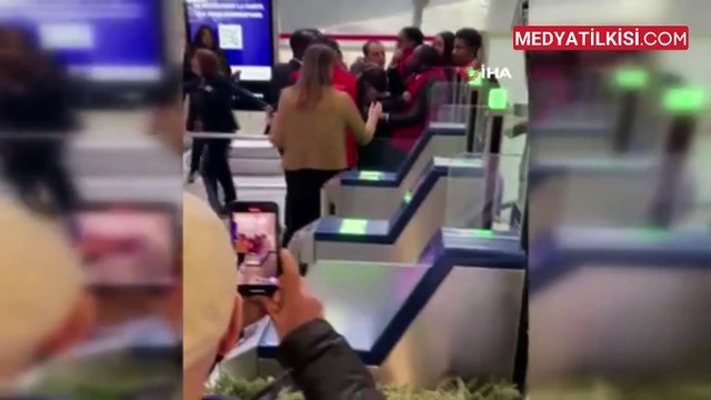 Fransa’da PKK yandaşları havalimanını birbirine kattı