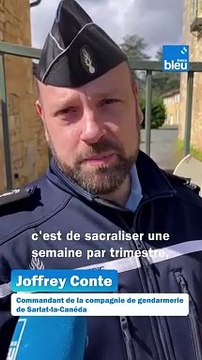 Les gendarmes de Dordogne arrêtent un forcené pour un exercice