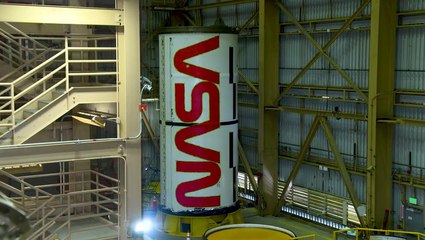 Time-Lapse Of Artemis 2 Rocket Booster Getting The NASA Worm Logo