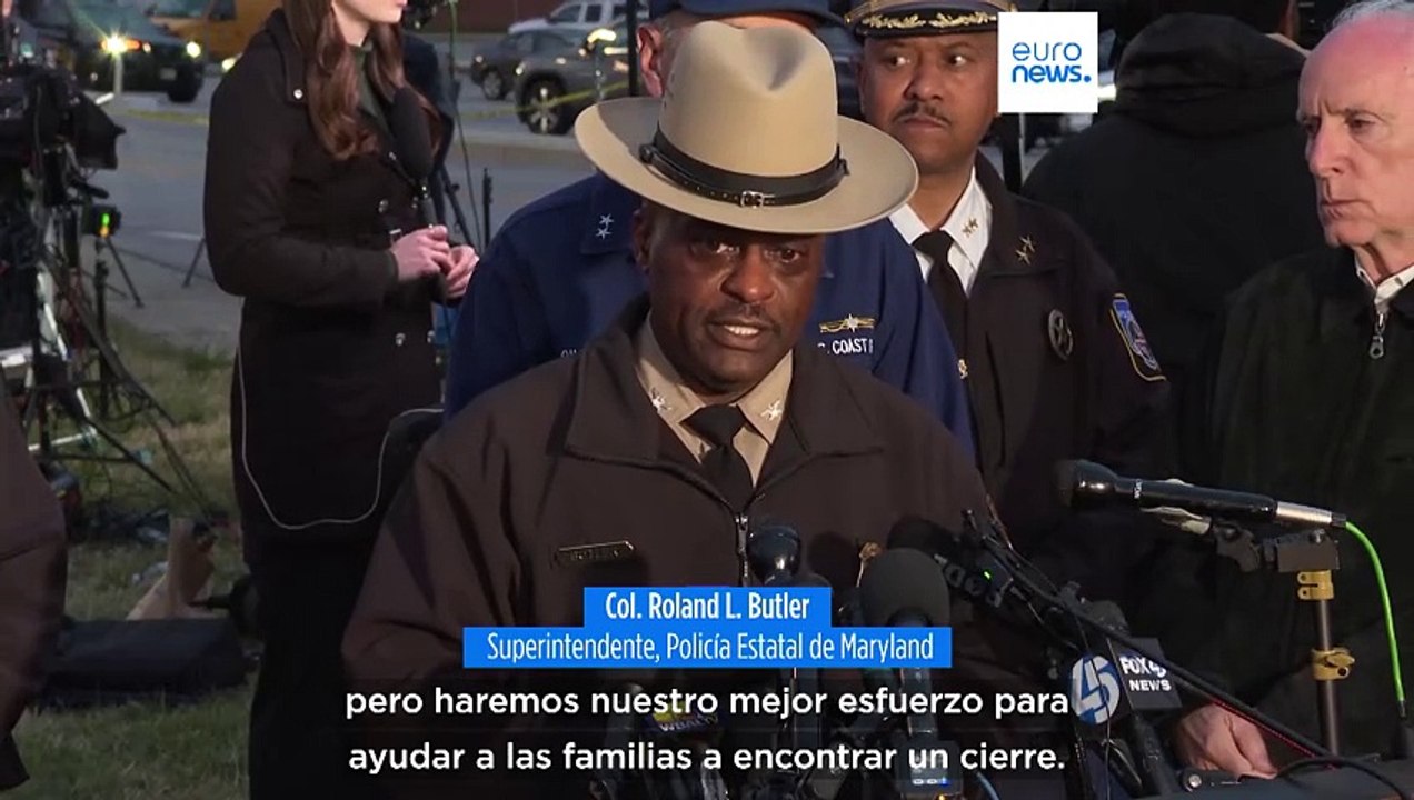 Recuperan la caja negra del carguero que derribó el puente de Baltimore y dejó seis desaparecidos