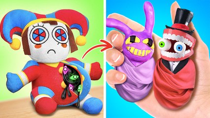 Pomni Has Tiny Babies?  *AMAZING DIY FOR DIGITAL CIRCUS AND ALPHABET LORE*