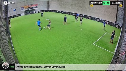 Faute de Ruben Sobral - BAYER LEVERKUSEC
