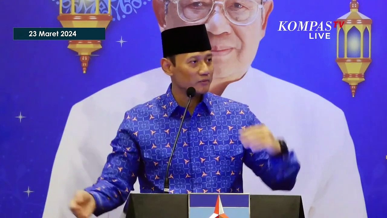 Sindir Koalisi Lawan, AHY: Pemilu Belum Selesai...