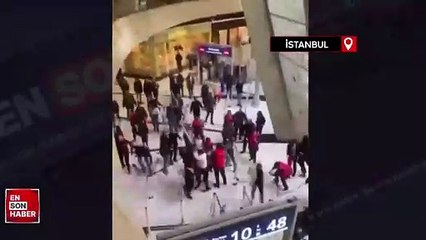 PKK sempatizanları havalimanında olay çıkardı