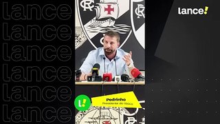 Presidente do Vasco, Pedrinho revela desejo para o final do ano o início das obras em São Januário
