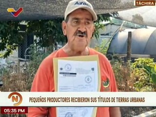 Descargar video: INTU entrega títulos de tierras urbanas a 70 productores del edo. Táchira