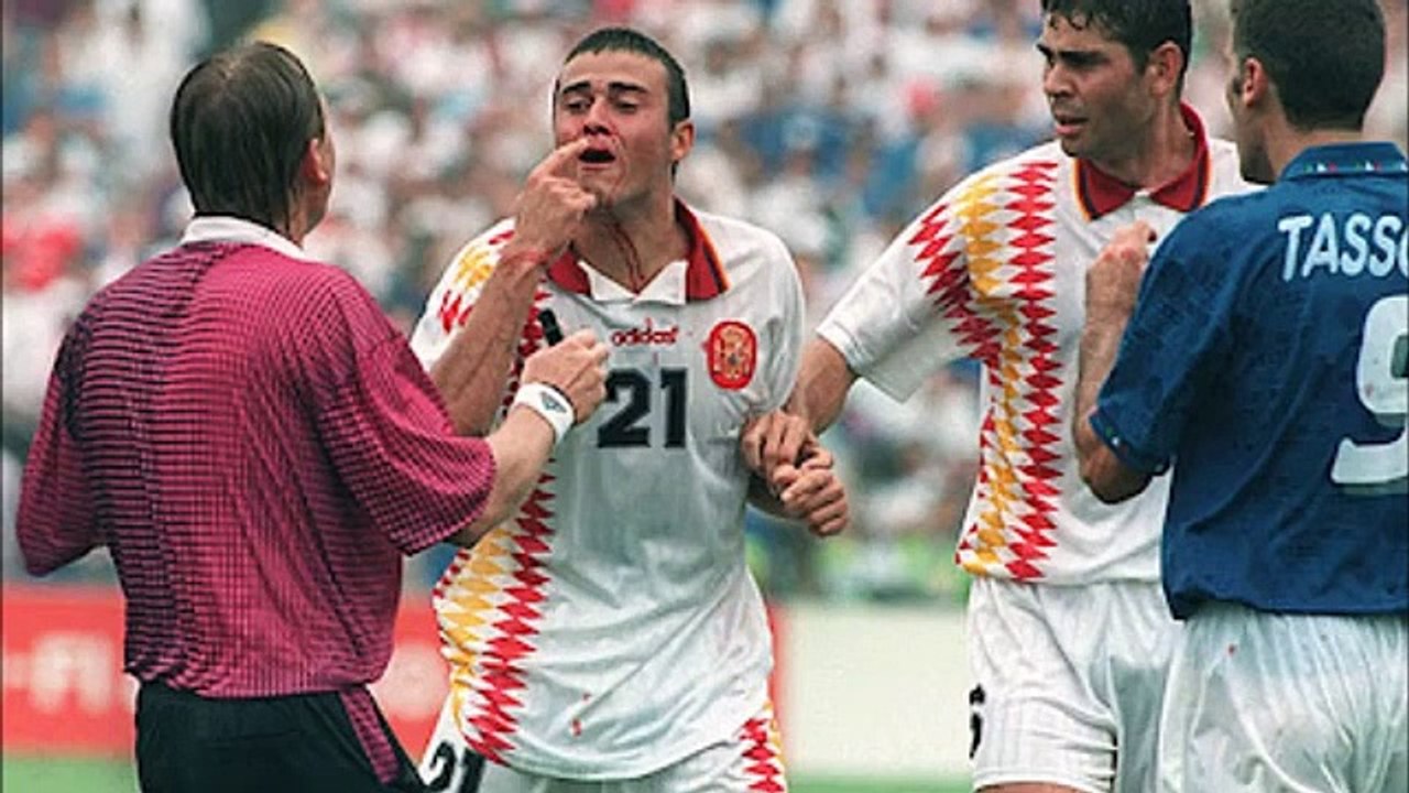 Copa do Mundo 1994 Itália x Espanha (1/4 finais) com Oliveira Andrade (Globo)