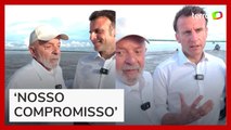 Em vídeo com Lula, Macron promete investir 1 bilhão em iniciativas de sustentabilidade no Brasil