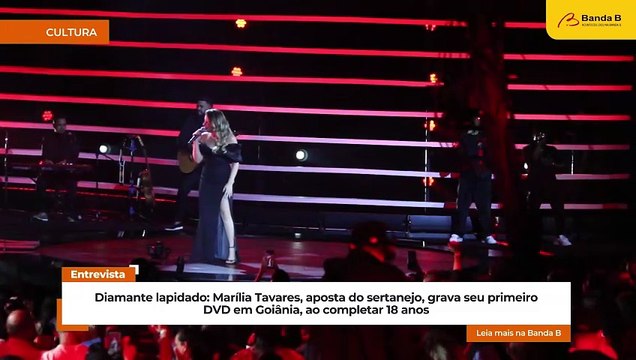 Marília Tavares, aposta do sertanejo, comemora 18 anos com gravação do primeiro DVD, em Goiânia