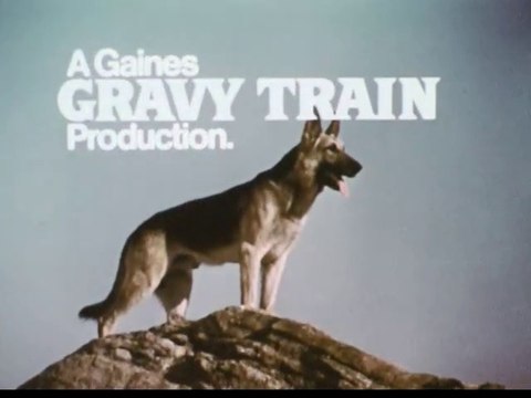 1960s Gravy Train dog rescues man from dynamite TV commercial