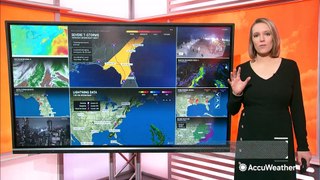 Heavy rain threat continues along the East Coast