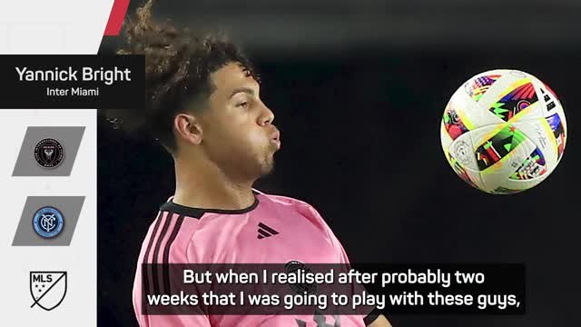 SuperDraft signing Bright says there's huge emotion in playing with Lionel Messi