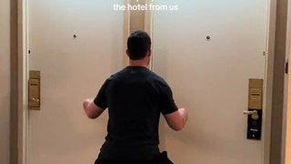 Person Double-Pranks Friend by Locking Him Out After He Knocks at Stranger's Hotel Room