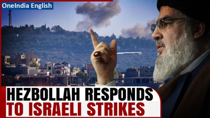 Video herunterladen: Hezbollah Launches Rocket Barrage in Retaliation for Israeli Strikes Claiming 7 in Lebanon| Oneindia