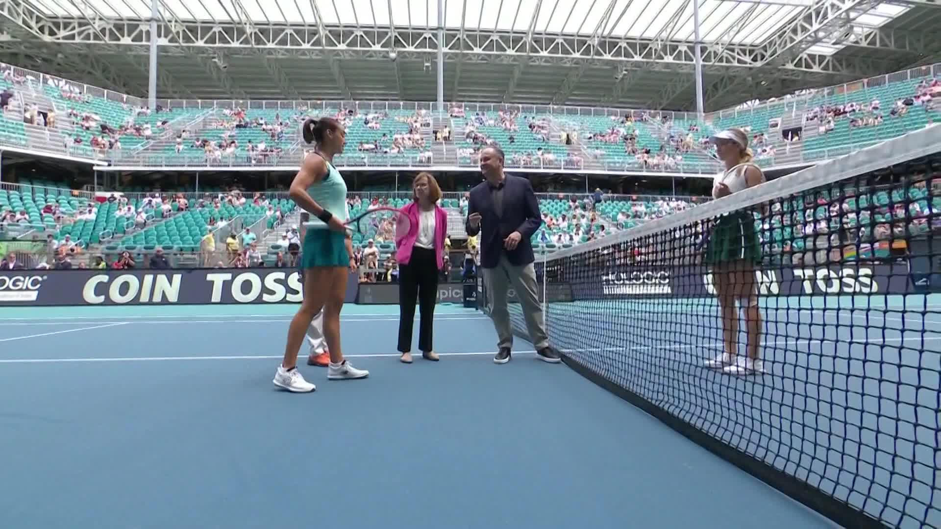 Danielle Collins v Caroline Garcia | Miami Open 24 | Match Highlights