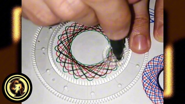 HOW TO DRAW and COLOR various designs using colored markers and spirographs?