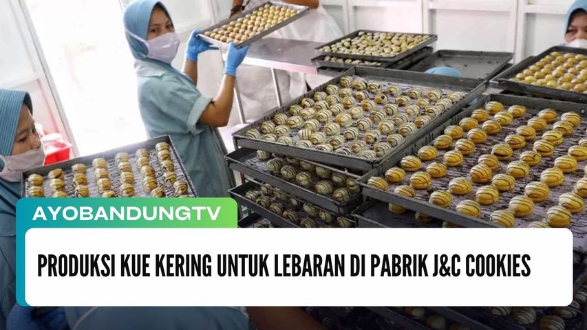 Produksi Kue Kering Untuk Lebaran di Pabrik J&C Cookies