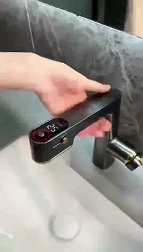 Digital Pull Down Bathroom Sink Faucets