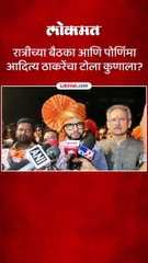 रात्रीच्या बैठका आणि पोर्णिमा आदित्य ठाकरेंचा टोला कुणाला