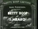 Betty Boop (1933) I Heard, animated cartoon character designed by Grim Natwick at the request of Max Fleischer.