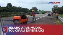 Jelang Arus Mudik Lebaran, Sejumlah Jalan Berlubang di Tol Cipali Diperbaiki