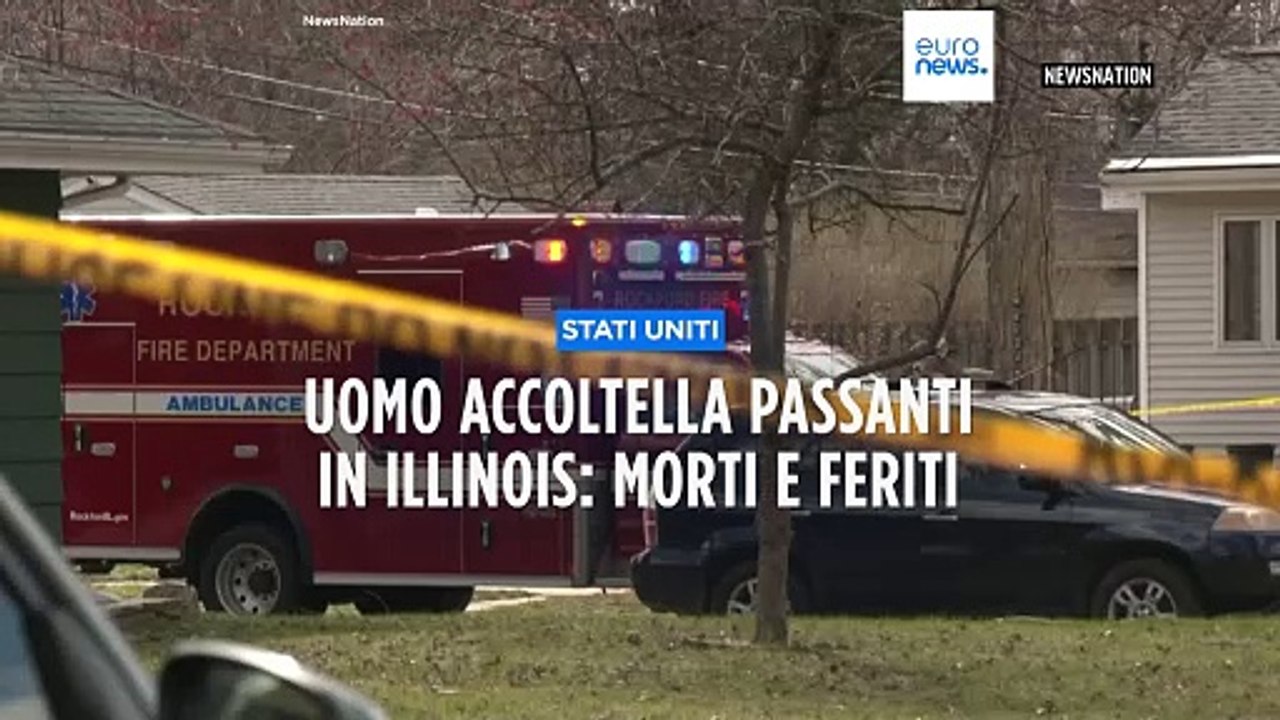 Stati Uniti: un uomo accoltella passanti in Illinois, almeno 4 morti e 5 feriti