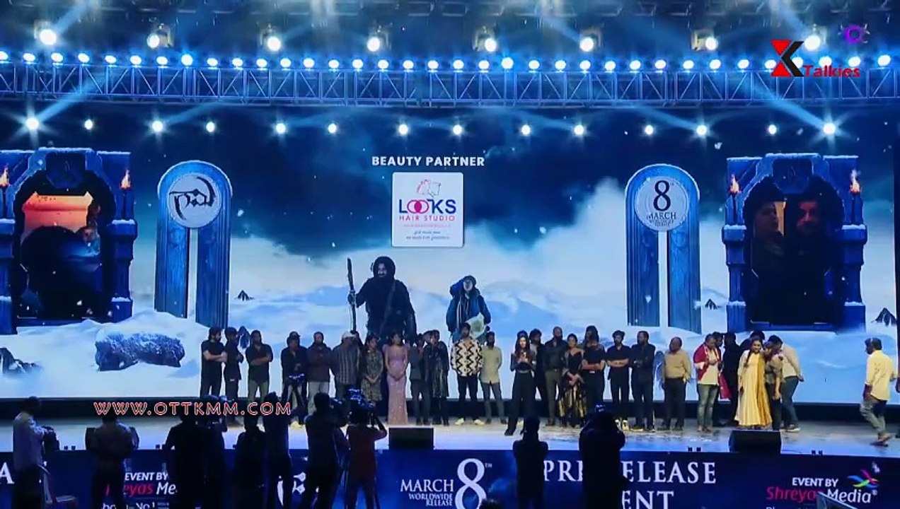 Production Designer Pravalya Duddupudi Speech | GAAMI Pre Release Event | Vishwak Sen  @khammamtalkies