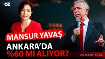 Mansur Yavaş Ankara'da  yüzde 60 mı alıyor?