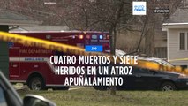 Un atroz apuñalamiento en Illinois se cobra la vida de cuatro personas