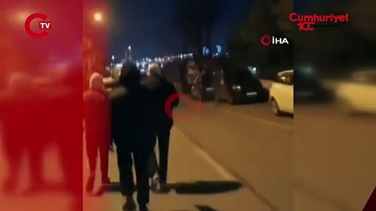 Havaya silahla ateş ettiler: O anları sosyal medyada paylaştılar
