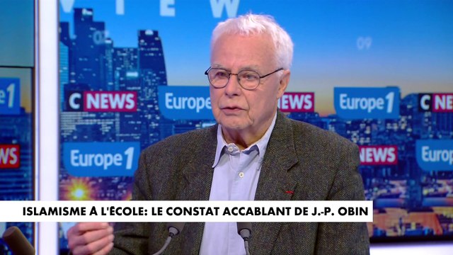 Jean-Pierre Obin : «Les islamistes aujourd'hui revendiquent leur volonté de déstabiliser l'école.»