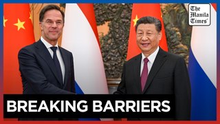 Xi to Dutch PM: Tech restrictions won't hinder China