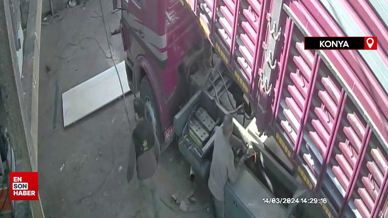 Konya'da çalınan kamyonunu bulmak için dedektif gibi çalıştı