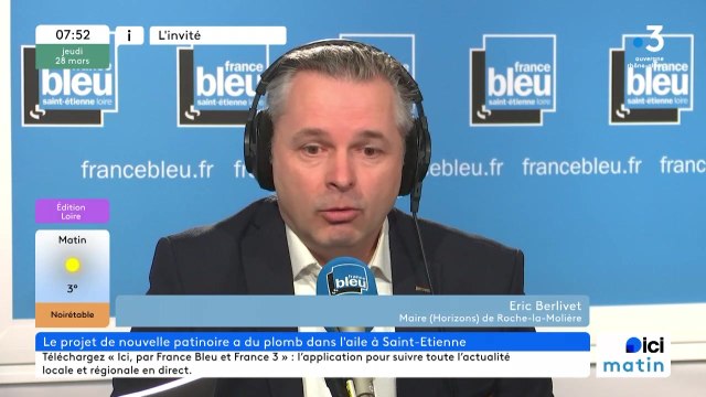 Une nouvelle patinoire à Saint-Etienne : Aberrant pour le maire de Roche-la-Molière Eric Berlivet