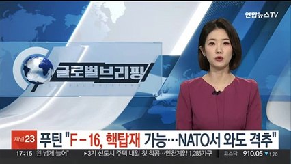 푸틴 "F-16, 핵 탑재 가능…NATO 회원국서 와도 격추 대상"