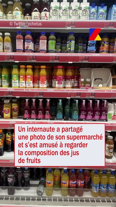Les jus de fruits ne sont-t-ils tous que des jus de pomme ?