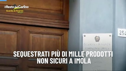 Video herunterladen: Sequestrati pi? di mille prodotti non sicuri a Imola