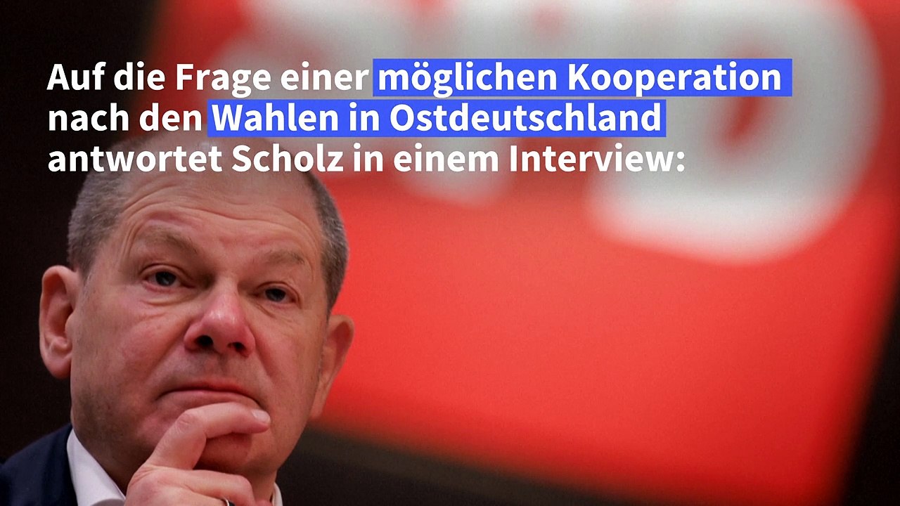 Scholz schließt Kooperation mit Wagenknecht-Partei aus