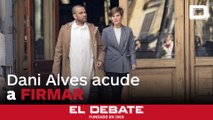 Dani Alves acude a firmar por primera vez a la Audiencia de Barcelona