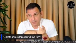 Fatih Portakal, Galatasaray'dan özür diledi: Yalan, manipülasyon, montaj yok ama eksik haber